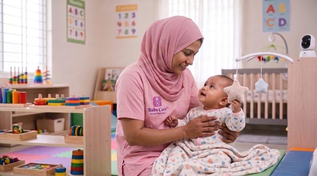 Reliable live-in full-time nanny caring for a child in Baridhara
